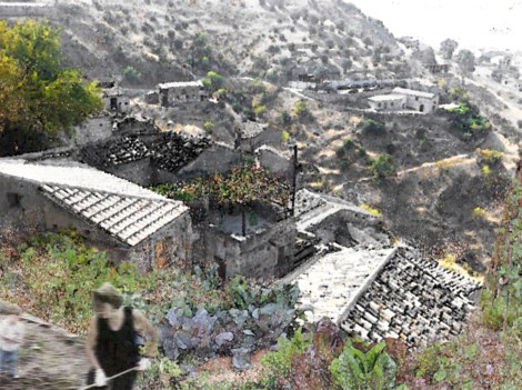 SalineJoniche: Riabitare le rovine: gli orti urbani nel borgo di Pentedattilo ©AutonomeForme