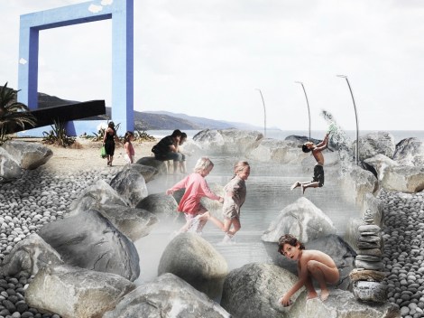 Progetto “Il sasso che non aveva paura di diventare mare”, Onde Maree e Tramonto attraverso “ La finestra sul mare” Rosetta Angelini, Davide Motta, Liborio Sforza nITroSaggio con Matteo Baldissara e Ledian Bregasi, Iris Hyka, Xhorxho Kita Polis University Terra Acqua Cielo, Tre anelli per Fiumara d’Arte Scenari in divenire e nuovi sviluppi per il più grande cammino d’arte in Europa. Workshop organizzato da Sicily Lab, Polis University, Fondazione Antonio Presti Antonino Saggio, direttore del workshop