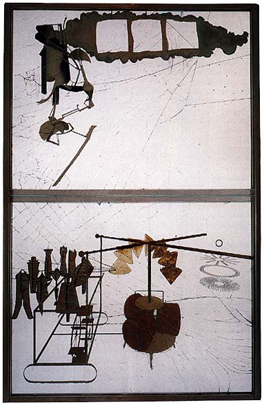 Marcel Duchamp., Il Grande Vetro 1912 - 1923 fonte: www.francescomorante.it