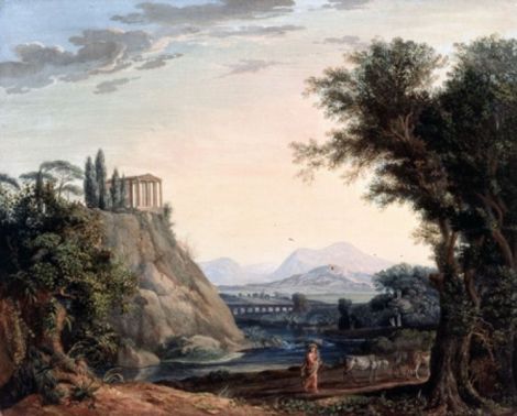 Marianna Dionigi, Paesaggio 1798, Galleria Nazionale d'Arte Moderna, Roma. Through http://www.gnam.beniculturali.it/ 