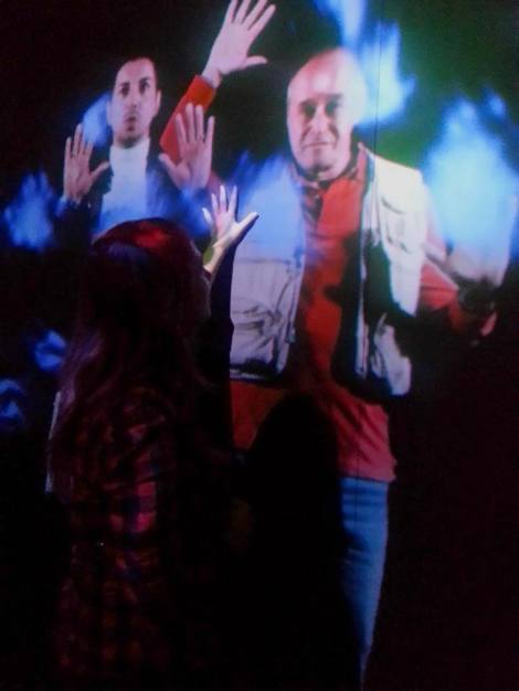 “E poi... senza spazio e senza tempo (gli uomini)”, parte dell'installazione dedicata ai detenuti del carcere di Bollate. Foto Selenia Marinelli.