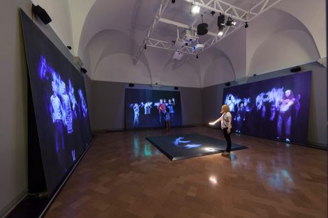 La Sala Studio Azzurro nei Musei Vaticani, Foto Alessandro Prinzivalle © Musei Vaticani.